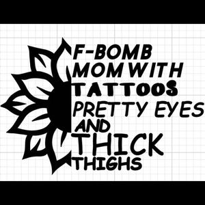 F-bomb mom decal